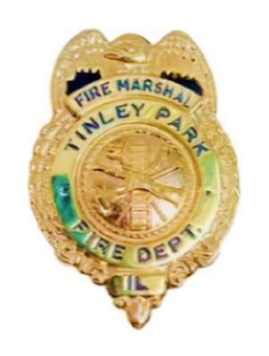 fire marshal breast patch on the left chest